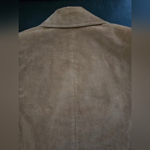 NWT - Jones New York Tan Stretch Corduroy Blazer - Size 14W - Picture 9 of 9